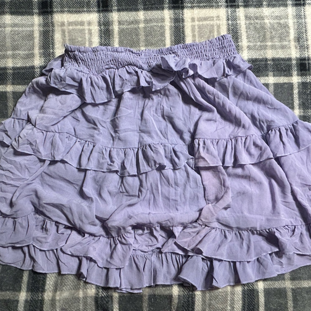 Purple Mini skirt